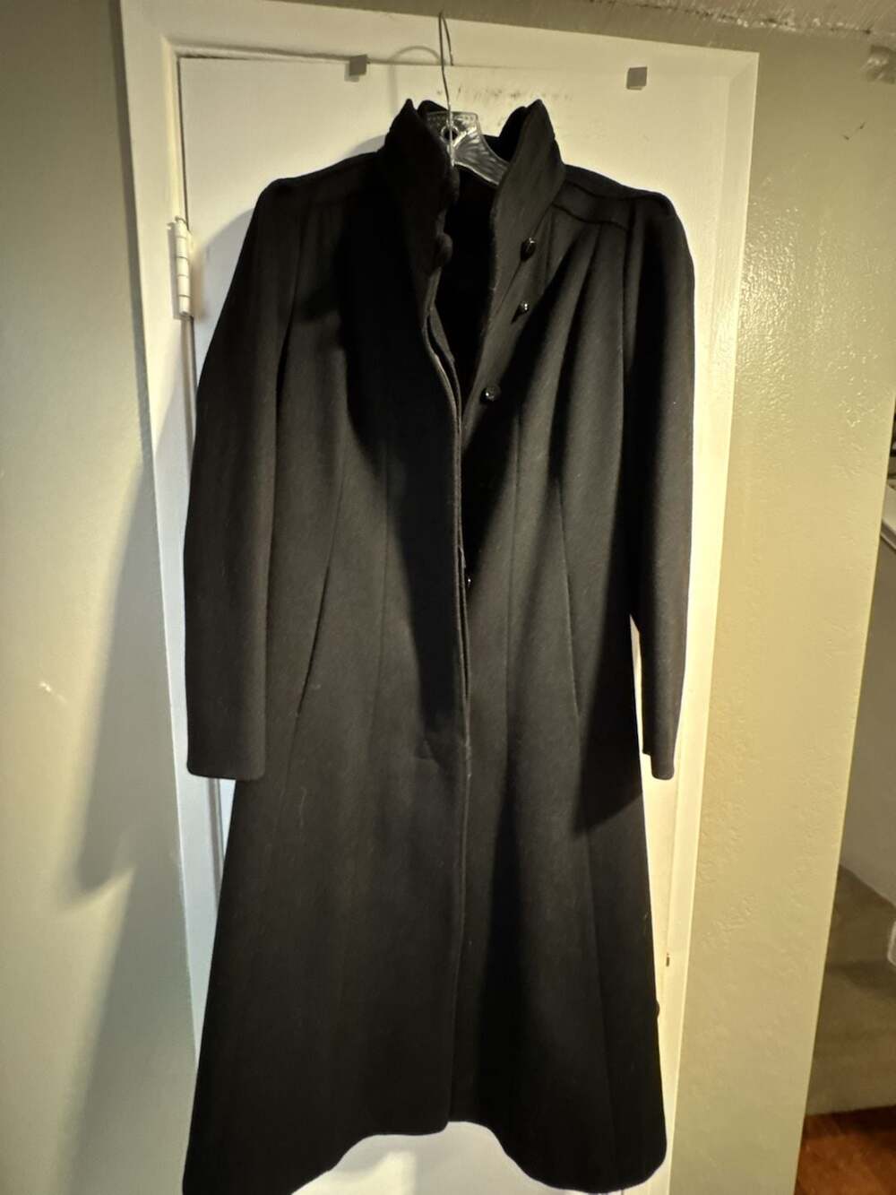 Vintage Pavilion Petite Made in USA Long Peacoat 100% Wool. Size S or 2-4